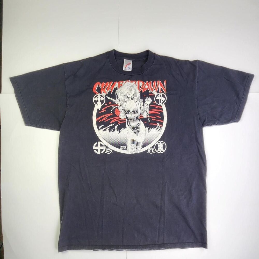 Vintage 1992 Cry For Dawn T-Shirt XL – Joseph Michael Linsner Comic Art Jerzees